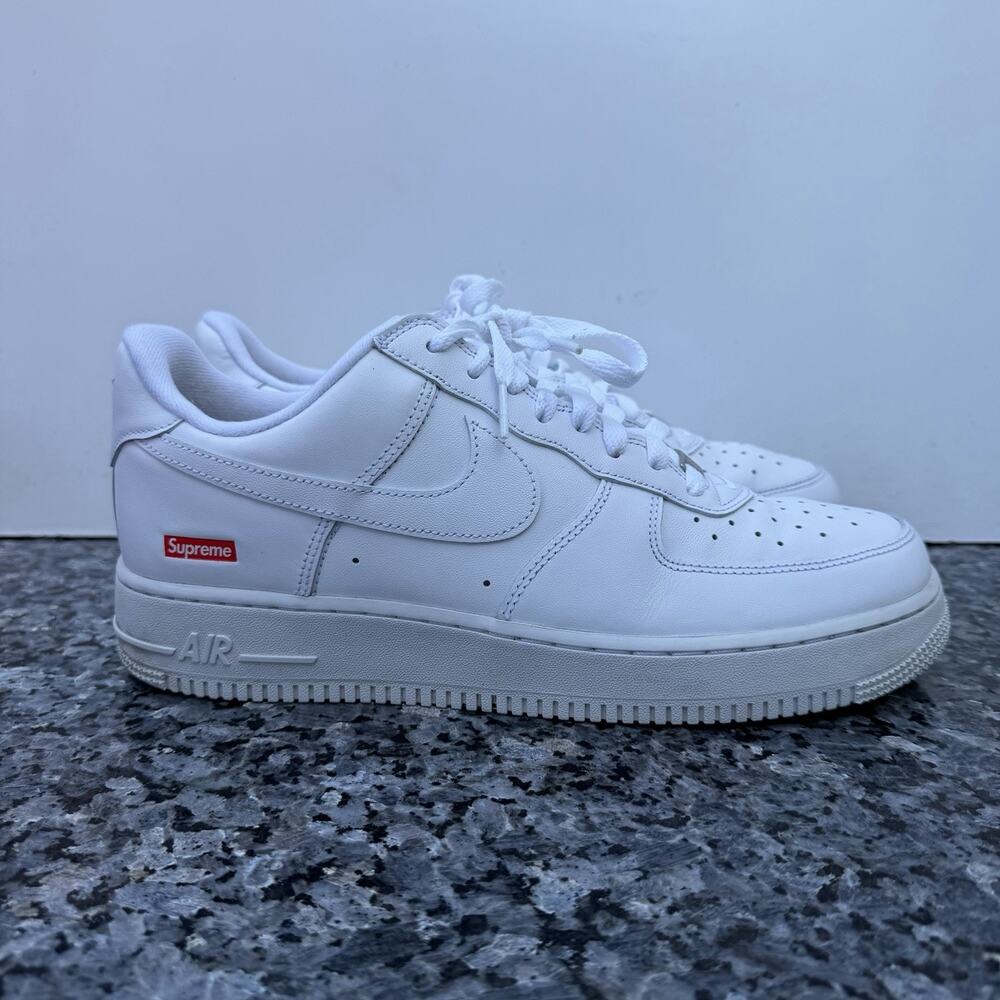 Nike Air Force 1 Low x Supreme Box Logo - White Men’s Size 10 CU9225-100